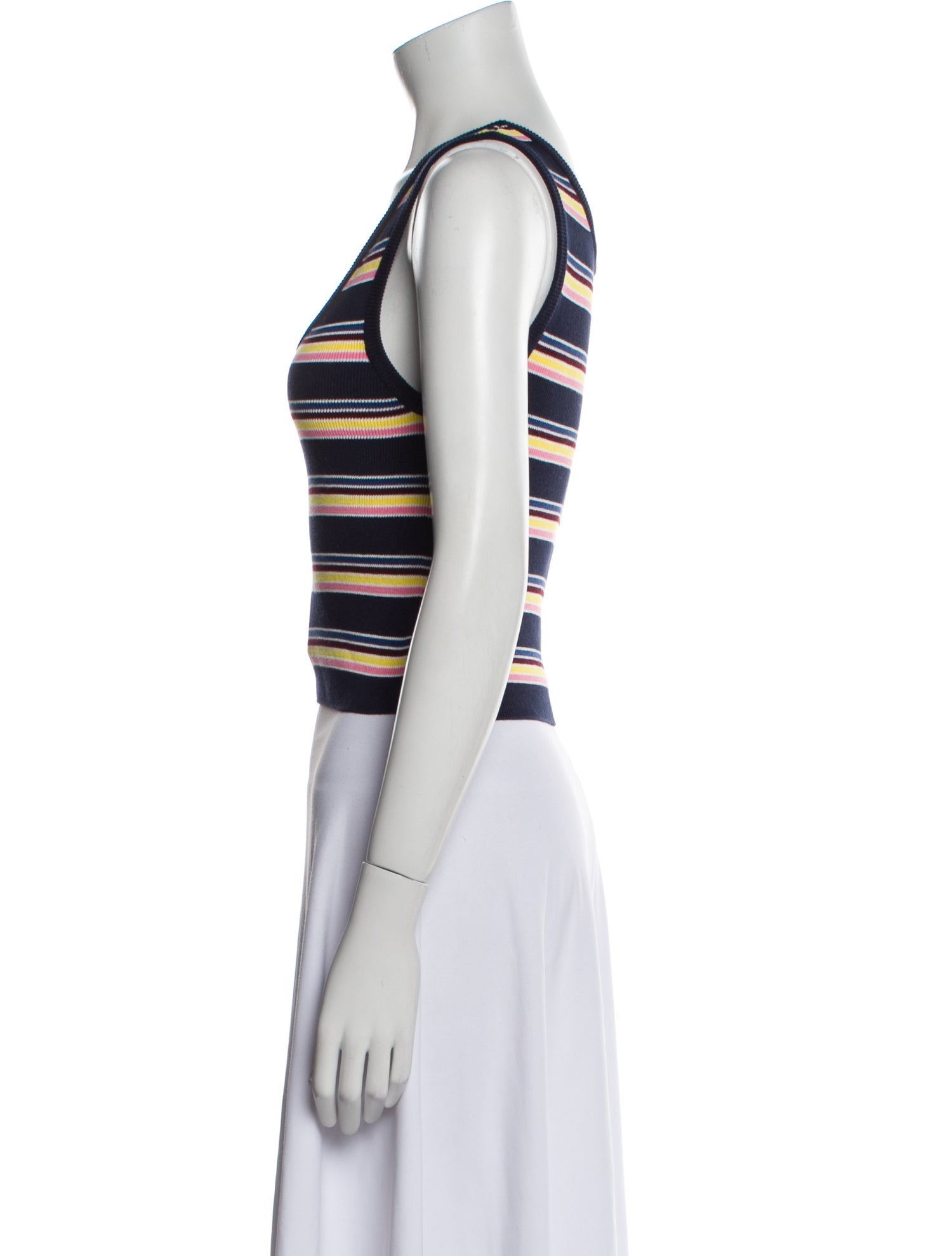 Prada 2025 Striped Crop Top